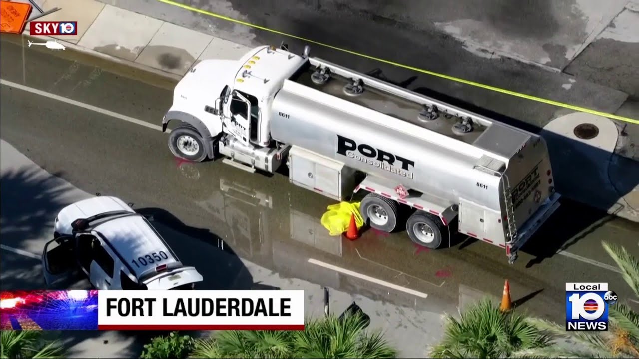 Cyclist hit, killed by tanker truck driver on Fort Lauderdale Beach ...