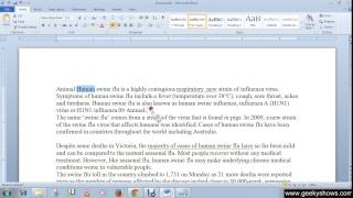 Microsoft Office Word 2010 Drag and Drop Text