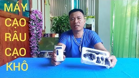 MÁY CẠO RÂU CẠO KHÔ CẮT TÓC ĐA CHỨC NĂNG MẪU NHƯ VIDEO HÀNG CHÍNH HÃNG 