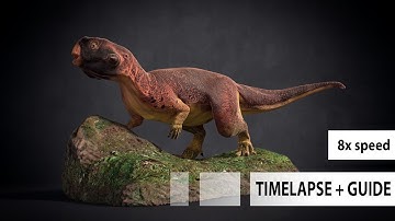 Psittacosaurus / Timelapse & Guide