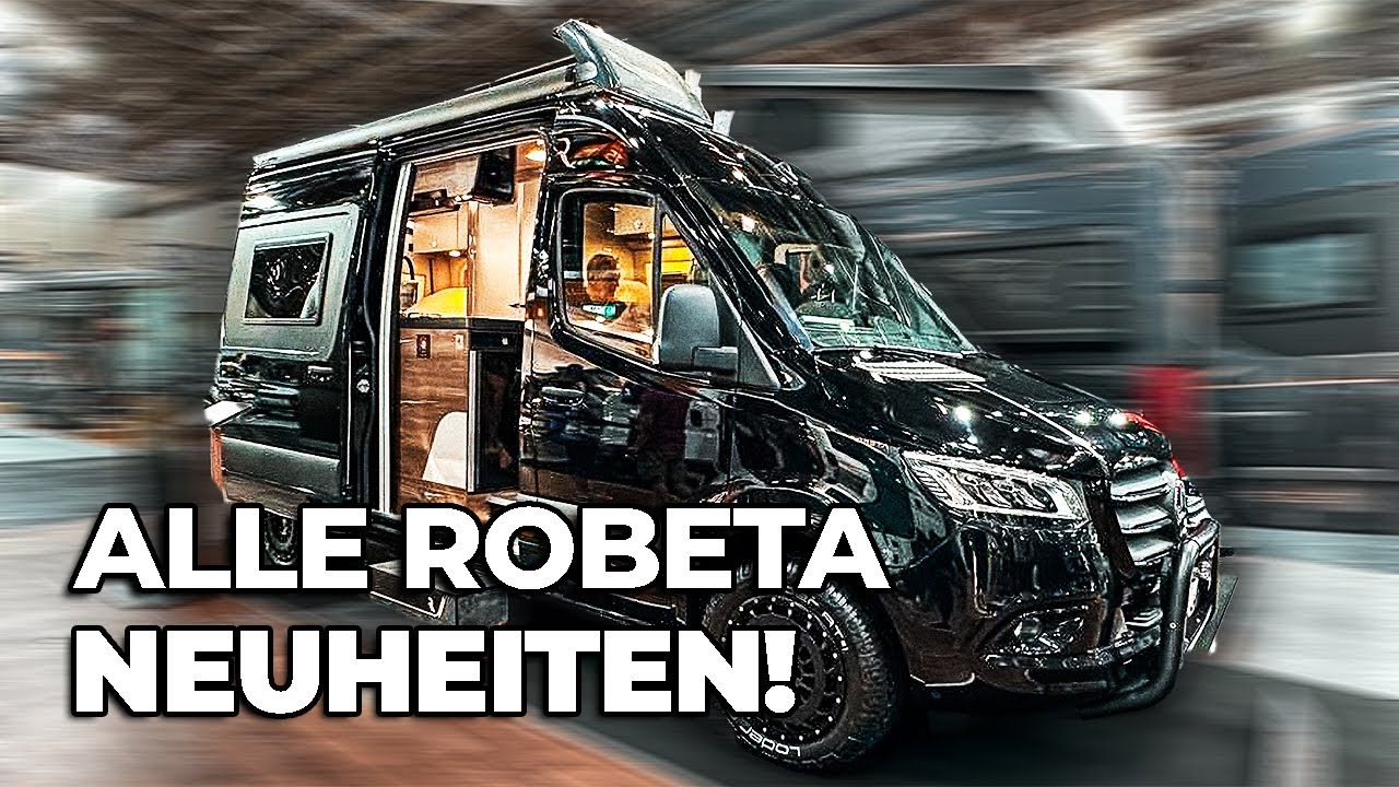 Alle Kastenwagen Neuheiten 2024 auf dem Robeta Stand Caravan Salon 2024