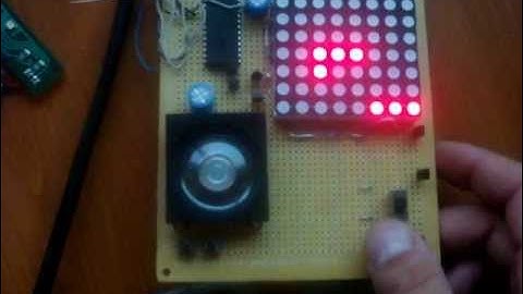 Homemade TETRIS with 16F887