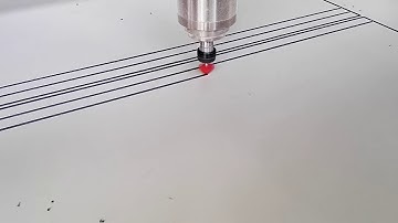 Woodworking CNC Router BMG1325 working on ACP panel