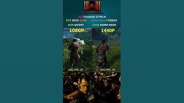 RTX 5070 Laptop - MSI Crosshair 17 HX AI | 1080p | 1440p #pcgaming #gaming