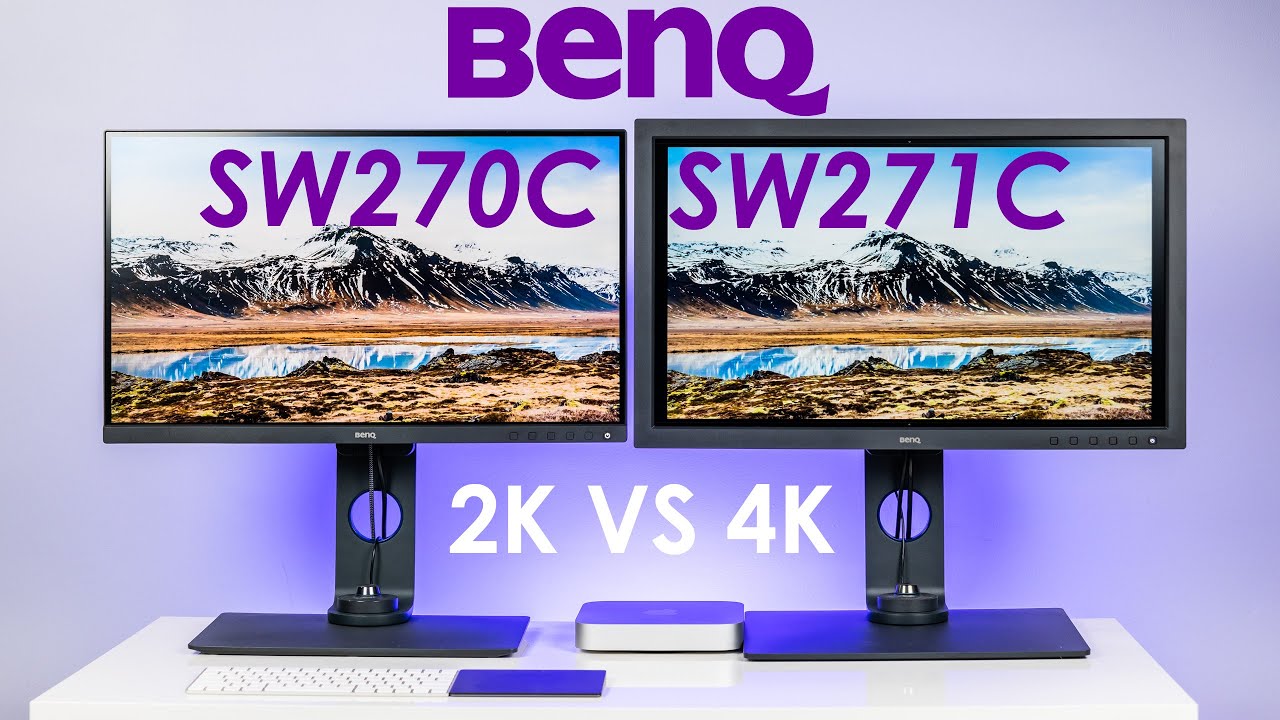 BenQ SW270C против SW271C | Сравнение дисплеев с аппаратной калибровкой 2K и 4K!