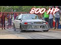 800HP Civic with a B18 motor running low 10s