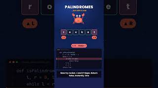 Palindromes but it’s a CRAB 🦀