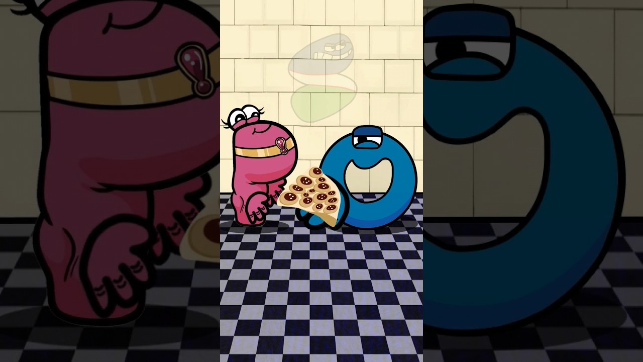 Alphabet Lore O pizza crash 