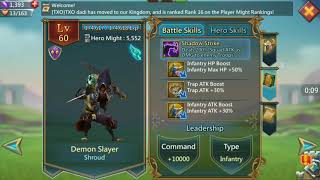 Trap Attack Boost ..+150%      Upgrade  5 Hero... Net Worth