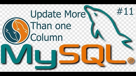 #11 How to Update More than one Column in MySQL Table