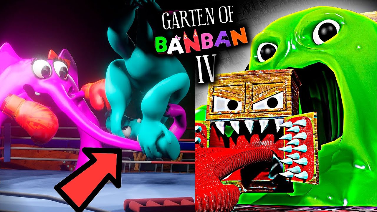 EVOLUÇÃO DOS NOVOS MONSTROS DO GARTEN OF BANBAN 2 (Creche do BanBan) 