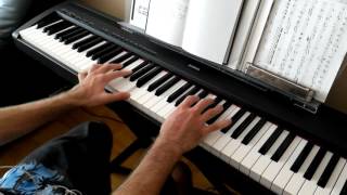 Video thumbnail of "The Lumineers - For fra piano cover"