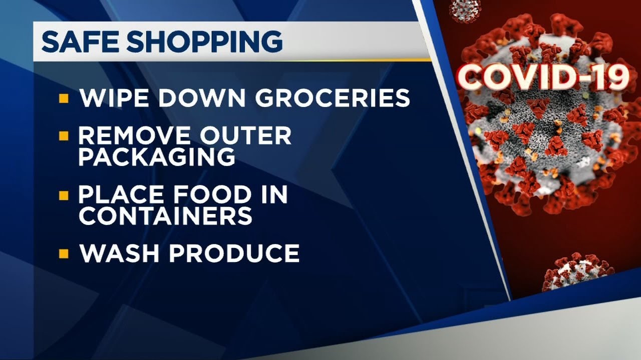 Tips on safe grocery shopping, home food storage during pandemic