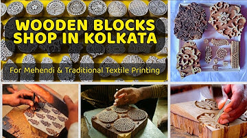Wooden Blocks for block Printing | Wooden Blocks shop in Kolkata | Block market | mehendi block shop