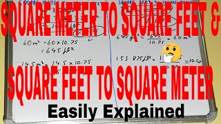 Convert square (meter to square feet) and (square feet to square meter)|square meter - square feet screenshot 2