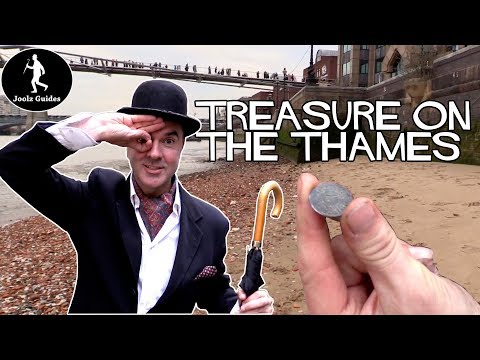 Video: Londra'da Thames Nehri'nde Mudlarking