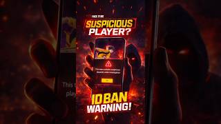 Free Fire Suspicious Player Error Fix | ID Ban Warning 😱 Under Investigation Problem Solve #freefire