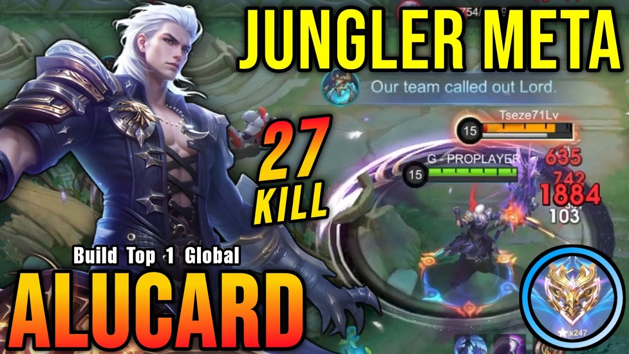 27 убийств!! Мета-джанглер Алукард на 100% смертелен!! - Создайте топ-1 мирового Алукарда ~ MLBB