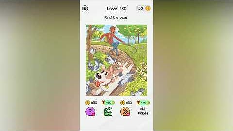 Braindom Level 180 Find the pear!
