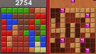 Block Blast Puzzle 🧩 VS Woodoku Puzzle All Levels Gameplay screenshot 3