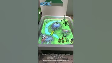 EPARK Kids Playground Magic Game Machine 3d Projection Sand Table With Different Games