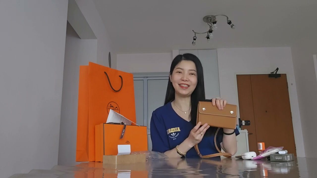 HERMES∽エルメスナップ ウオレット Hermesnap☆-パリ安心速達☆ Hermesnap Wallet Full Overview - YouTube