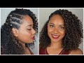 Natural Hair l Holiday Hairstyle ft. Bounce Curl