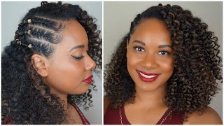 Natural Hair l Holiday Hairstyle ft. Bounce Curl