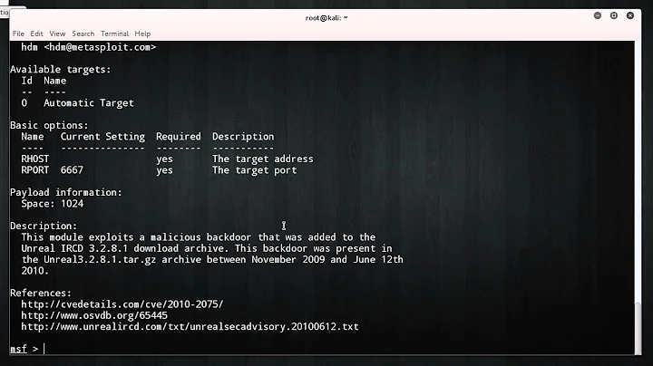 Metasploit for Network Security Tutorial - 6 - Payloads and Backdoors