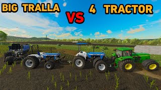 Farming simulator indian mod  big trolley vs 5911,3630,5620,john deere full modified  part1