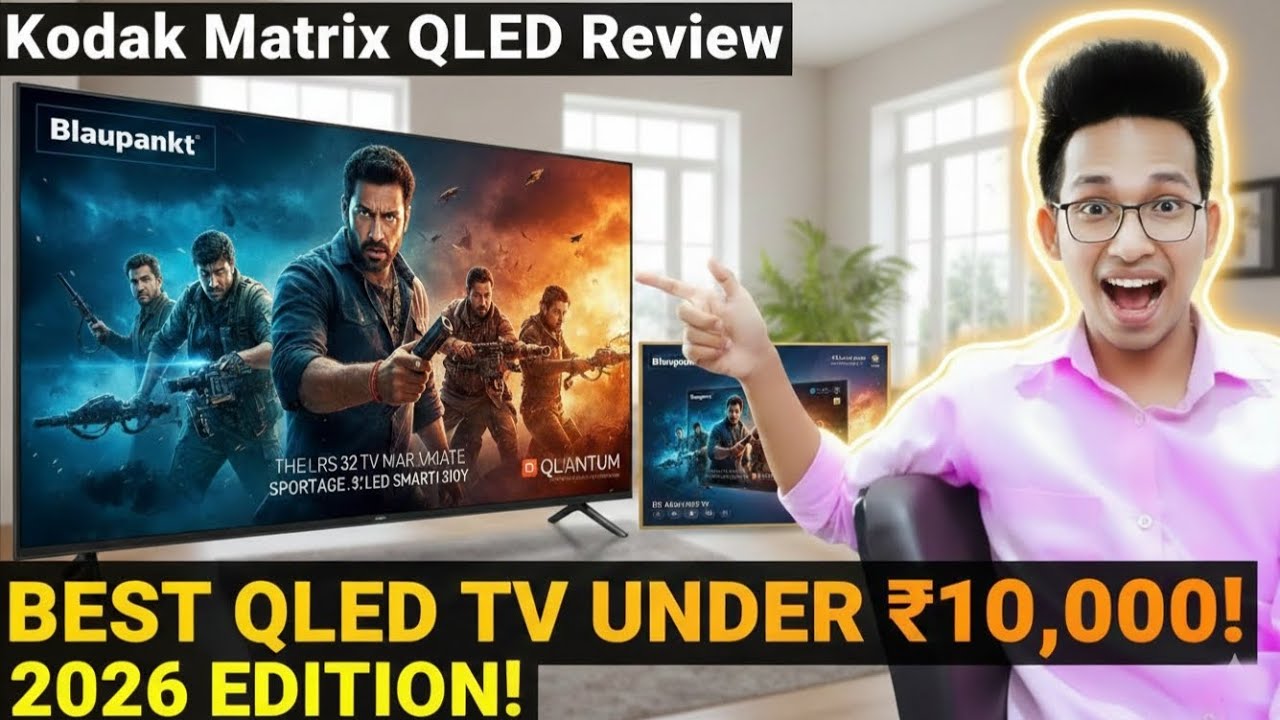 Sabse Sasta QLED TV? 😱 Kodak Matrix 32 Inch Review! - YouTube