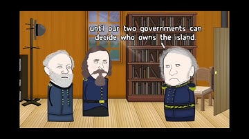 The Pig War: Harney gets punished severely by Winfield Scott