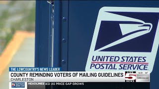 VIDEO: Charleston County reminding voters of new mail guidelines ahead 2026 elections
