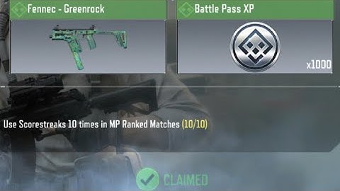 Call Of Duty Mobile Use Scorestreaks 10 times in MP Ranked Matches Task Complete