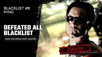 Rival Challenges | Defeated Blacklist #6 Ming - Need For Speed Most Wanted