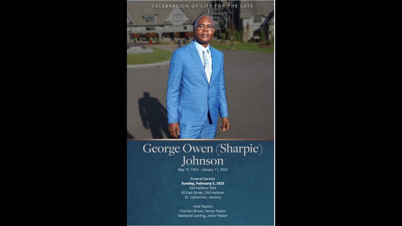 George R Owen Celebration of Life for the Late George Owen (Sharpie) Johnson - YouTube