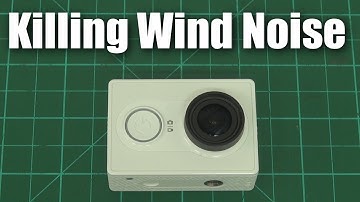 Reducing wind noise when recording video