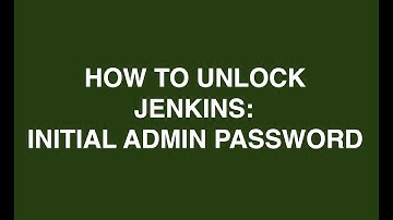 How to unlock Jenkins in Mac - initialAdminPassword [Jenkins Install]