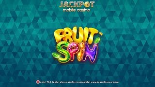 Pay by Phone Bill Slots Game Fruit Spin at Jackpot Mobile Casino screenshot 5