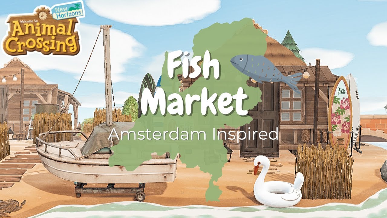 European City Fish Market | Amsterdam | Animal Crossing: New Horizons