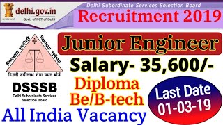 Junior Engineer Recruitment on DSSSB  diploma and degree can apply, fresher can apply screenshot 4