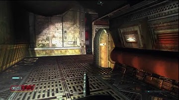 22 Doom 3 BFG Nightmare Walkthrough HD PS3 (Monorail Skybridge 2/2)