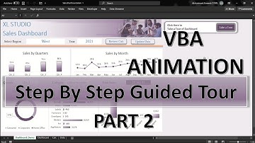 Excel VBA - Step by Step guided tour animation using VBA - PART 2 | Excel VBA | XLStudio