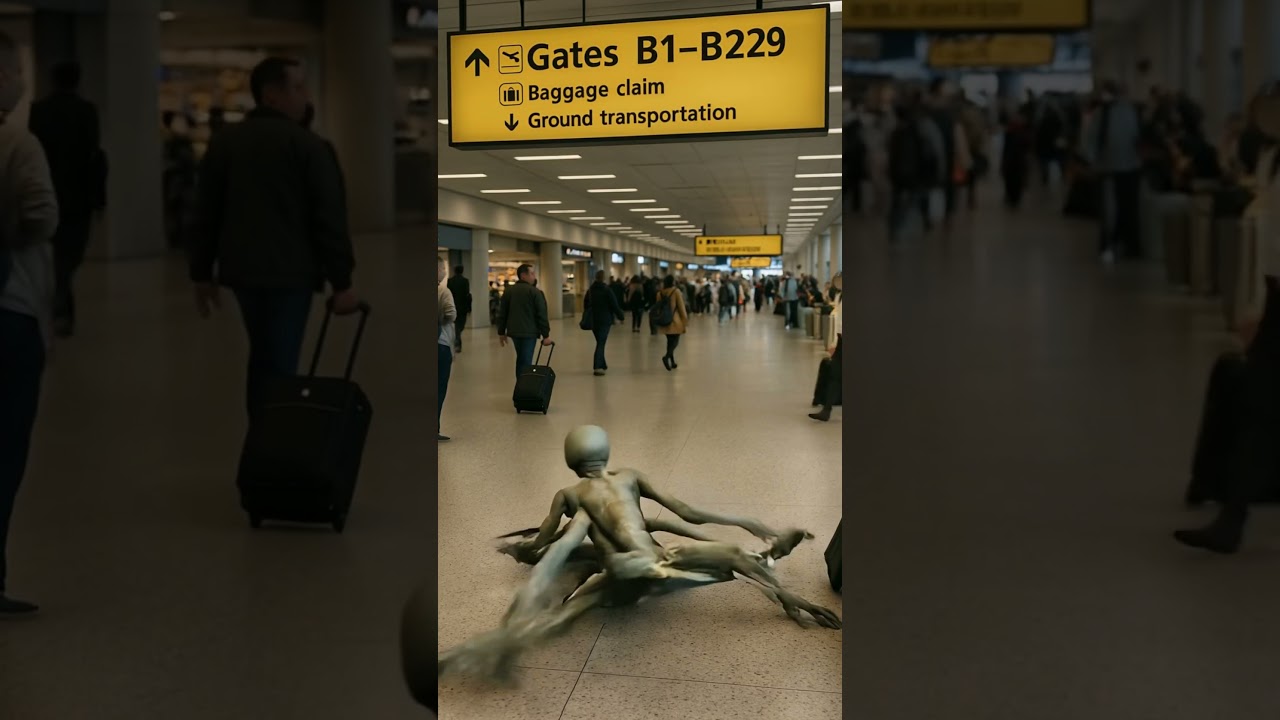 What’s it doing in the middle of the airport!? 