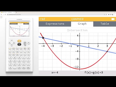 How do I find the intersection of two curves?