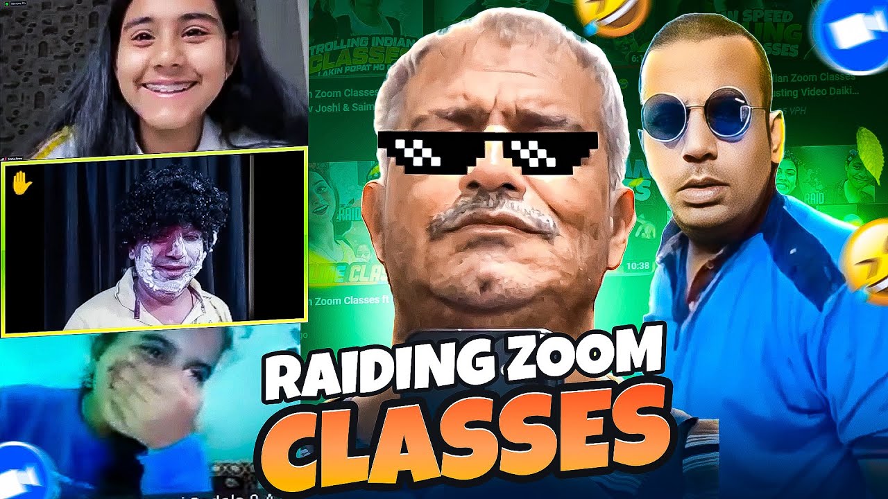 Hiskid Entertaining Indian Zoom Classes 😂 ft. Dharamveer Haryana & Puneet - Superstar 🤣 PART 35 🎉