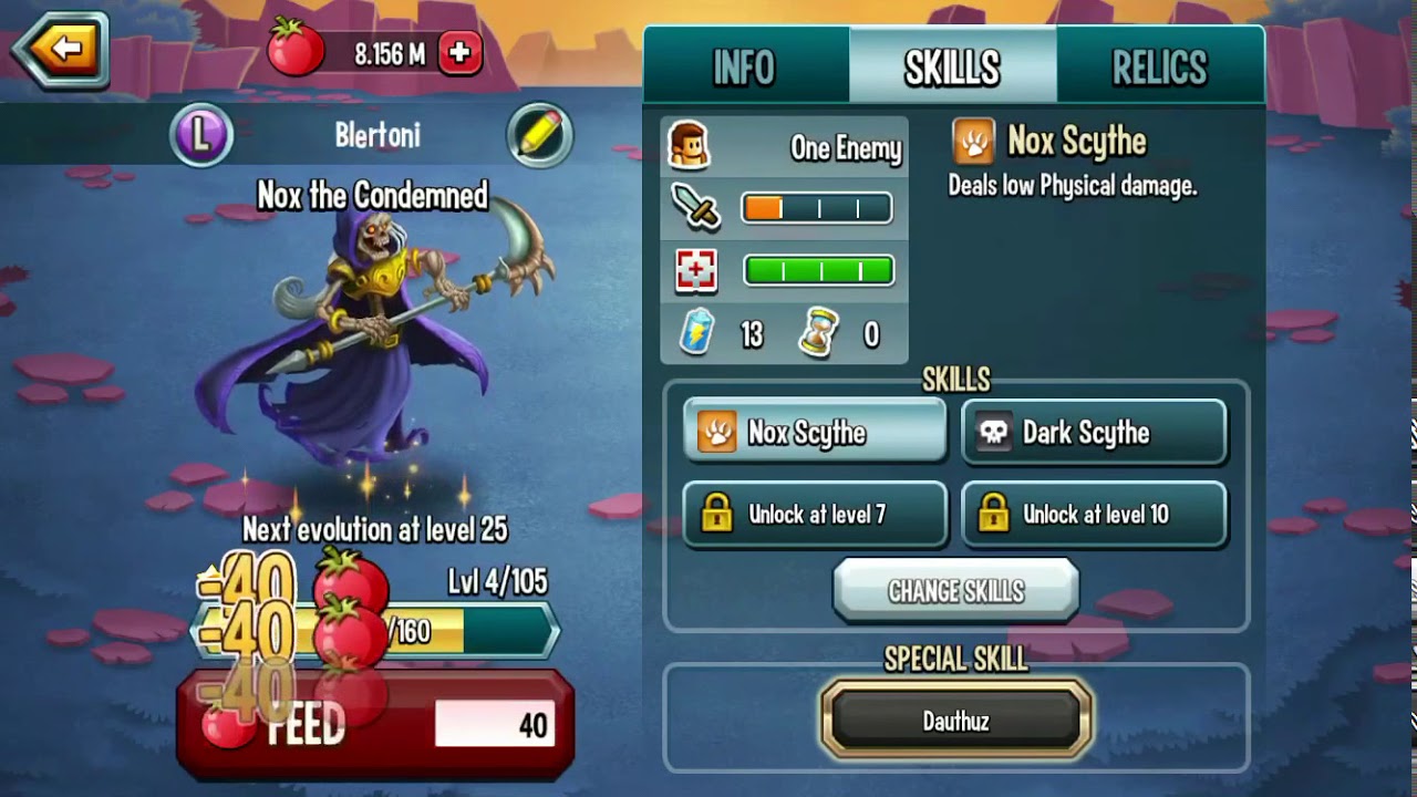 Nox the condemned   1lv-105lv