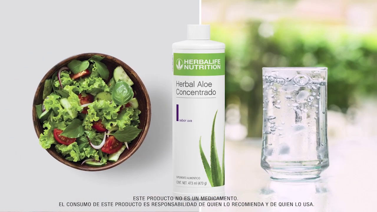 Nuevo Herbal Aloe Concentrado sabor uva YouTube