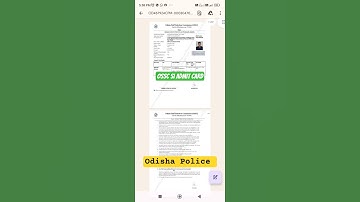 odisha Police exercise SI and traffic SI admit Card download 2025 #odishapolice #ossc #subinspector