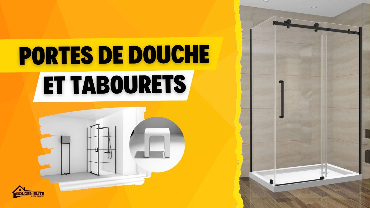 Transformez Votre Salle de Bain avec Nos Portes de Douche et Tabourets